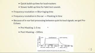 Audio Coding - 04 Basics of Psychoacoustics - 15 Temporal Masking Effects