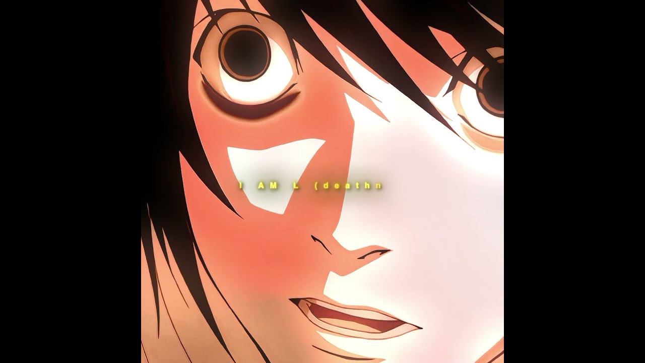 Got light stressed 🥶 ("Death Note") - | L edit - too late for sorry (slowed)