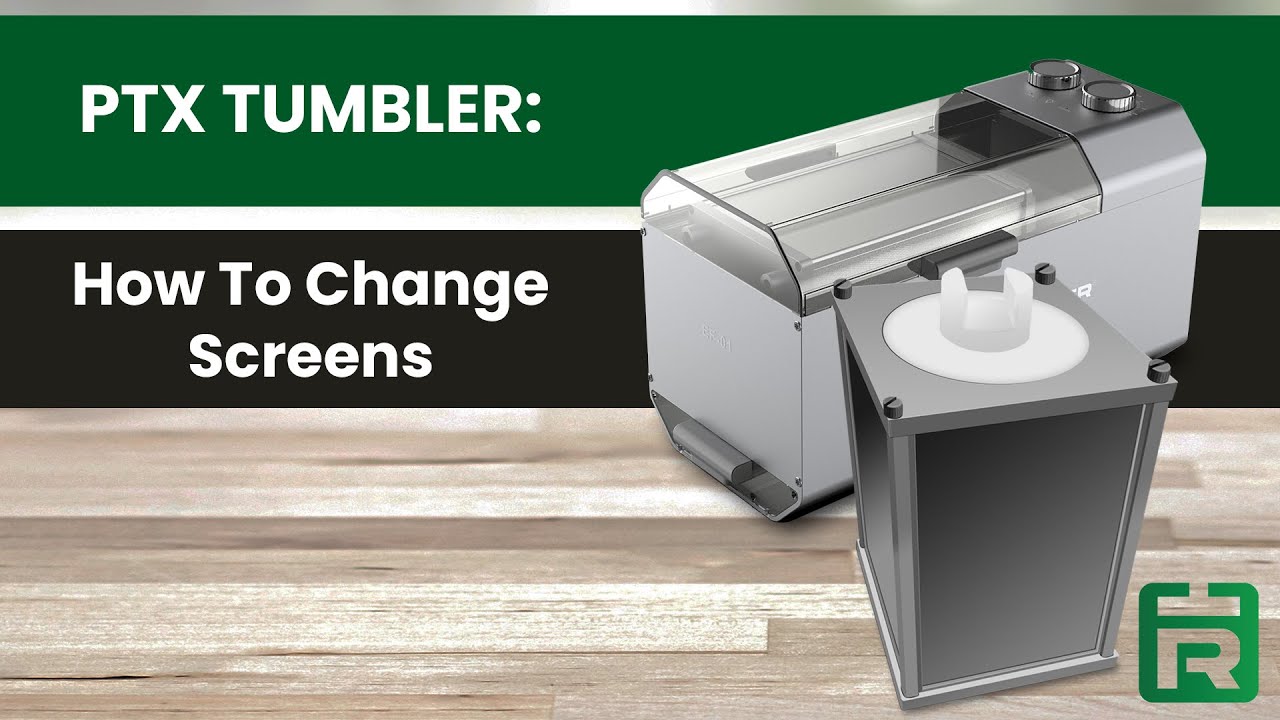 Rosineer PTX Tumbler / Sift Machine: How to Change Mesh Screens - YouTube