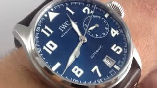 IWC Pilot's Watch Edition "Le Petit Prince" 5009-08 Luxury Watch Review
