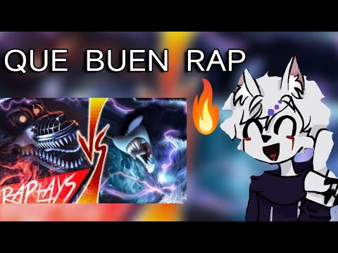 HUSKYN REACCIONA A NIGHTMARE FOXY VS WEREHOG SONIC/ QUE BUEN RAP 🔥🦔🦊