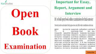 Open Book Examination Pros and Cons