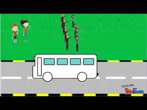 قصة كرتونية أداب ركوب الحافلة 2