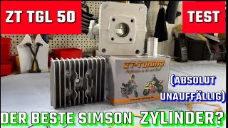 SIMSON 50ccm Zylinder - 6 PS aus der Kiste! - ZT TGL 50 Zylinder Tuning