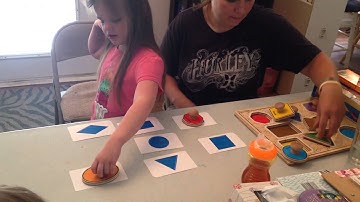 Isabella 13- ABA therapy for Severely Autistic Child, Matching, Shapes