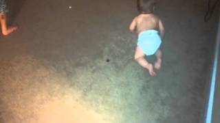 Baby Does A Handstand