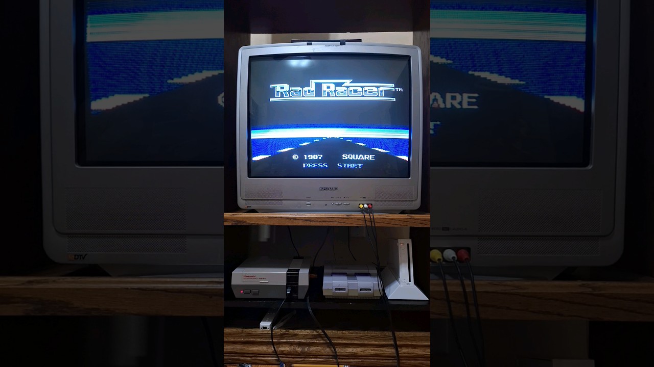 Rad Racer for NES gameplay 