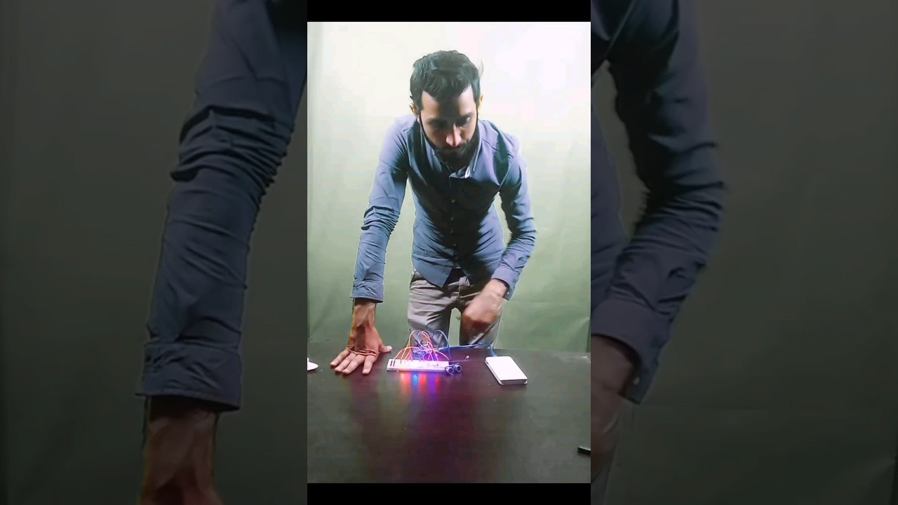 how distance measuring project work 