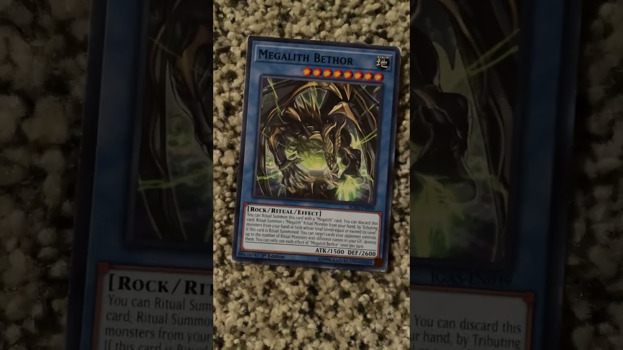 Megalith Bethor Yu-Gi-Oh card 