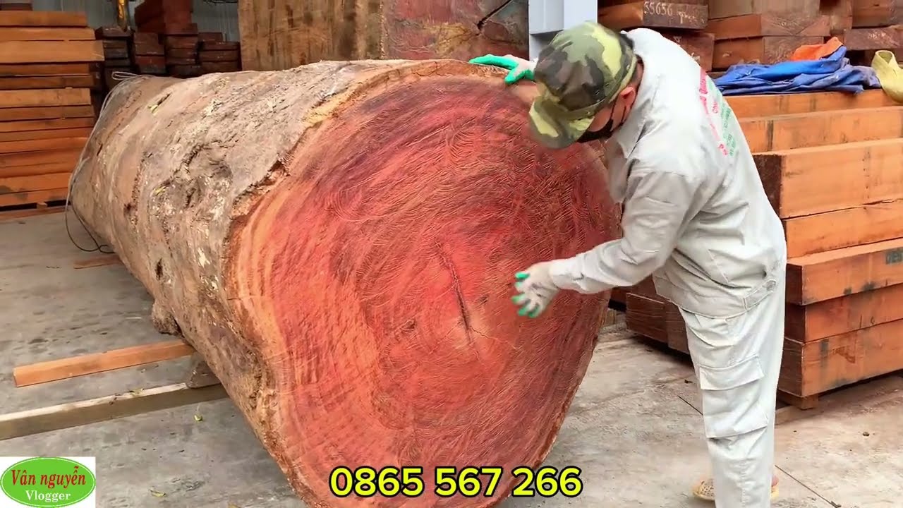 Những chiếc cột gỗ lim chất lượng, đẳng cấp được tạo ra như thế nào - Quá trình sản xuất thực tế