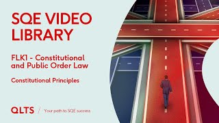 SQE Video Library – Constitutional Law - Constitutional Principles