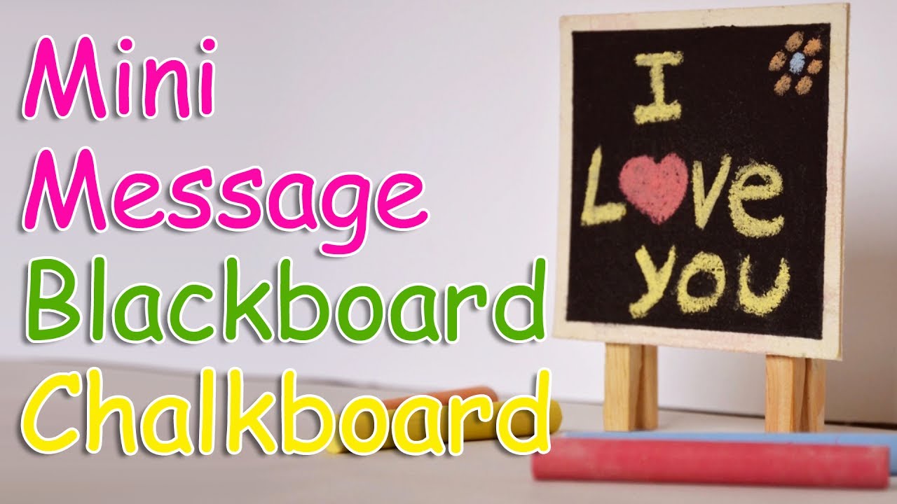 DIY Crafts Mini Message Blackboard Chalkboard - Ana