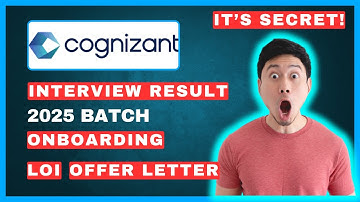 Cognizant Interview Result 2025 Batch – GENC Next, Offer Letter & Onboarding Process