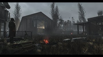 Cinematic The Hangar inspired by Stalker 2 Unreal Engine 4.26 RTXON