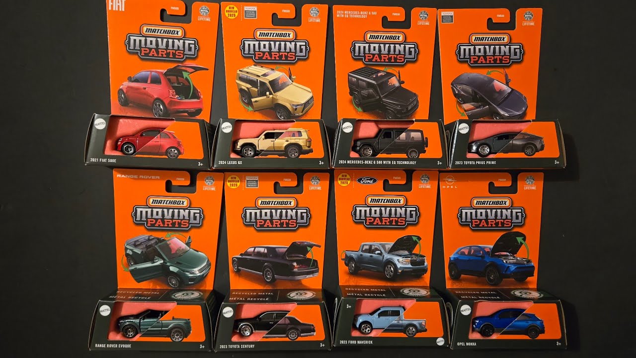 Opening 2025 Matchbox Moving Parts Mix 2 - Toyota Century - YouTube