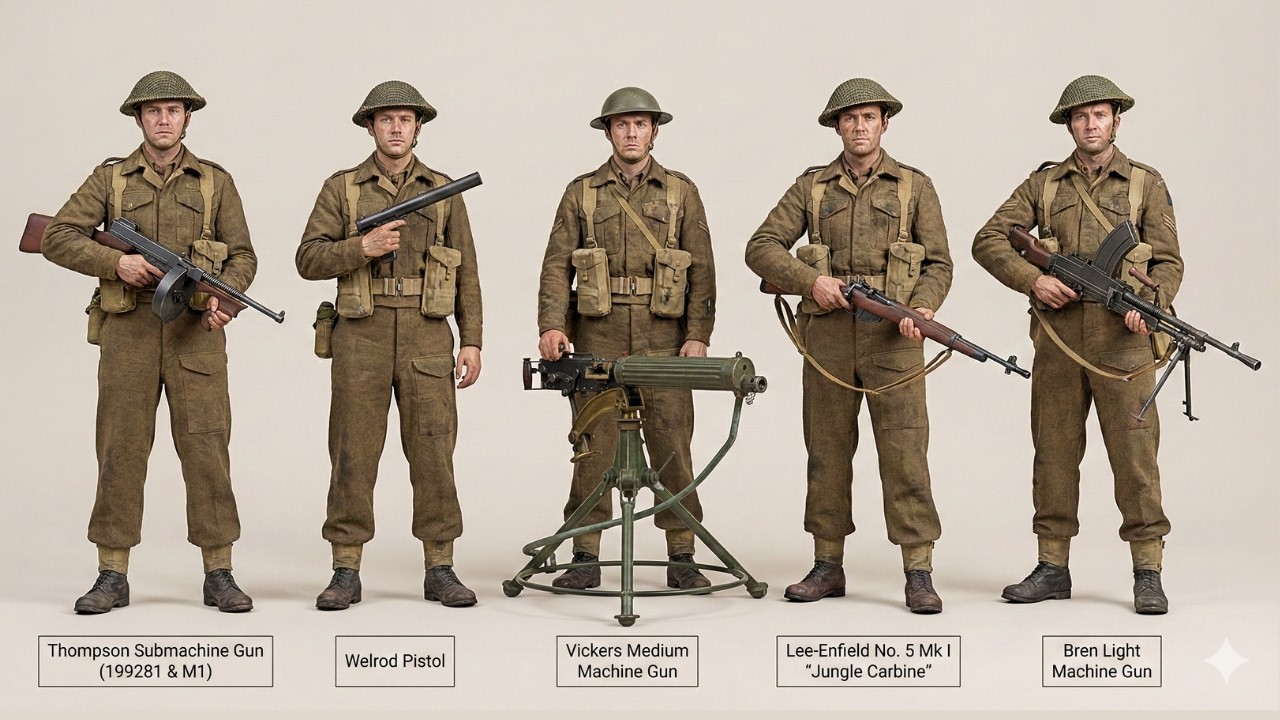 Every British Infantry Weapon of WWII – Ranked & Explained