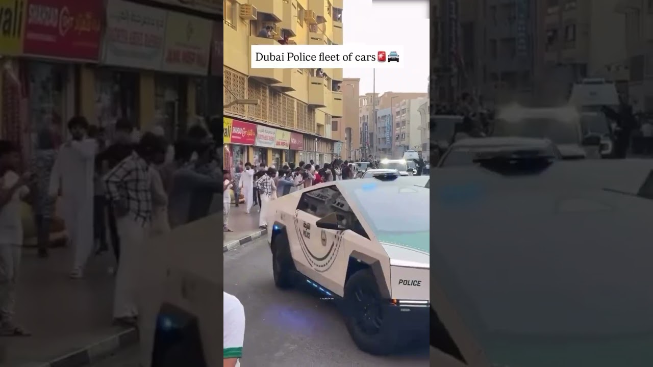 Dubai police cars collection 