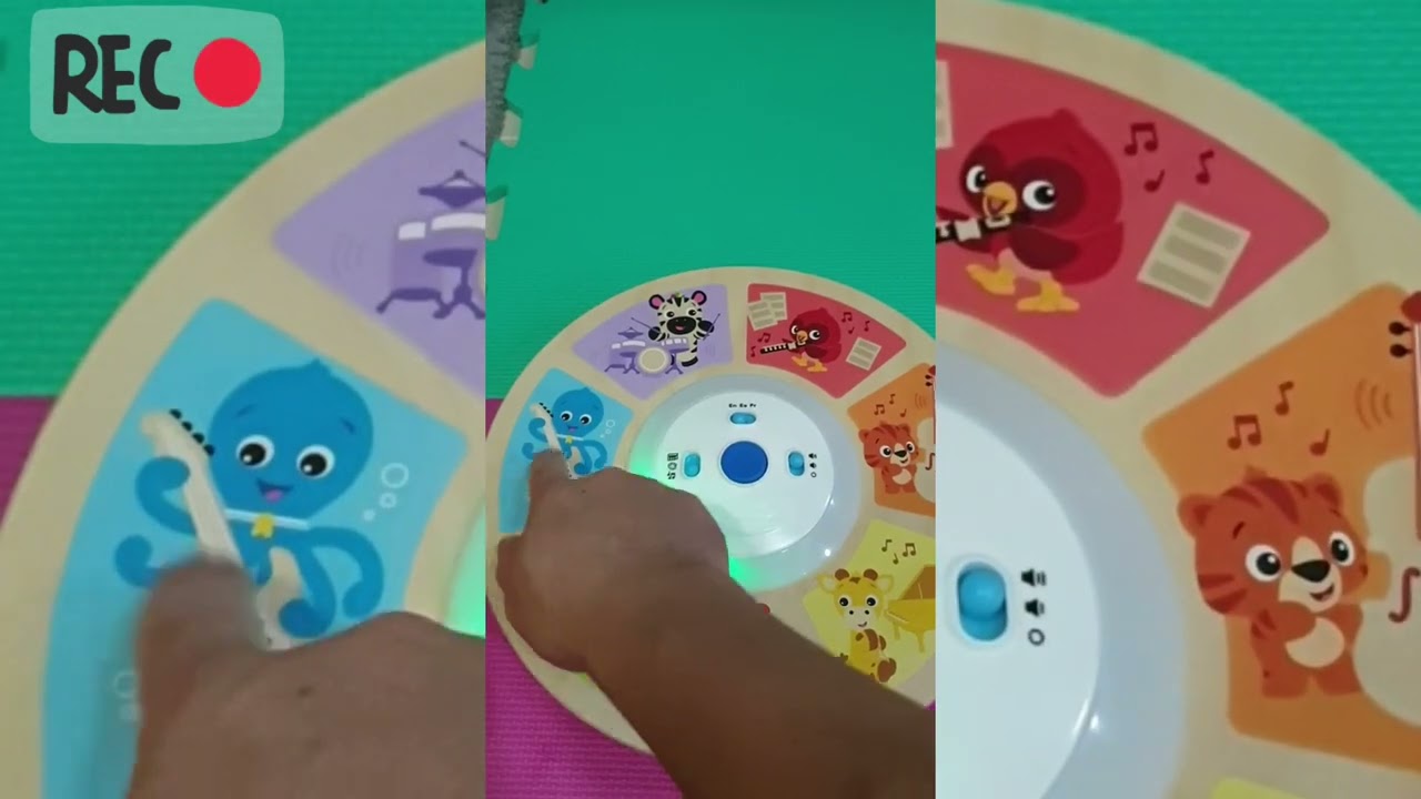 Baby Einstein Cal's Smart Sounds Symphony Magic Touch Wooden Electronic Activity Toy