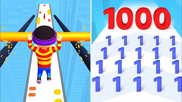 Roof Rails vs Numbers Running✅✅Max TikTok New Levels Walkthrough Gameplay HT12