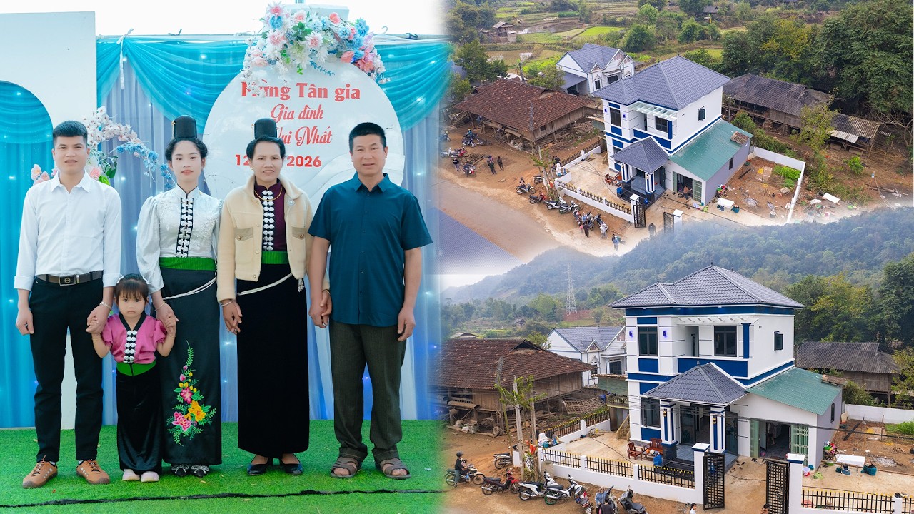 TOÀN CẢNH LỄ MỪNG TÂN GIA ĐẠI CÁT { GĐ VUI NHẤT } BẢN SÀO VÀ - MƯỜNG KHIÊNG