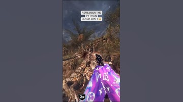 REMEMBER THE PYTHON BLACK OPS 1 😳