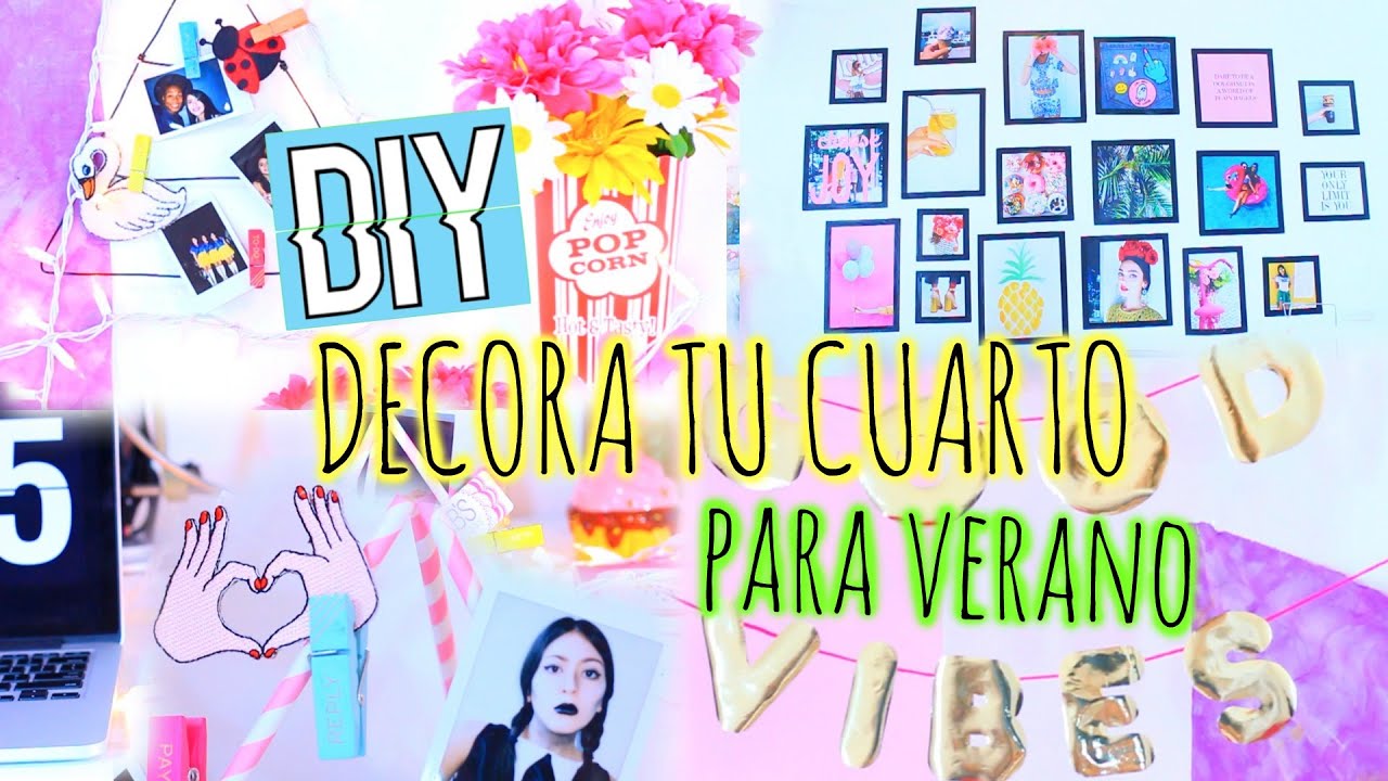 DIY DECORA TU CUARTO ESTE VERANO