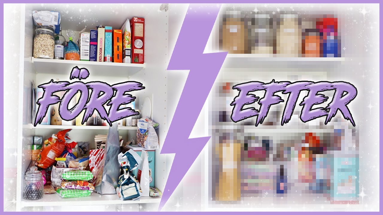 ORGANISERAR MITT SKAFFERI - Såå satisfying!