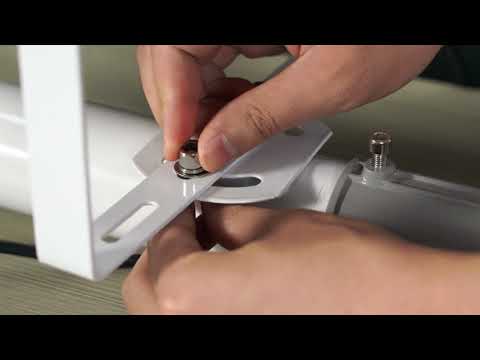WERISE 30/50/100w Solar Street Light Installation Video