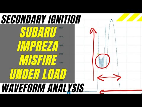 Subaru Impreza intermittent misfire under load - Secondary ignition waveform analysis with Pico