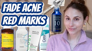 Best products to FADE POST ACNE RED MARKS (PIE)| Dr Dray