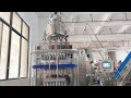 CIP system multi-lane liquid stick bag making, assembling, couting, box packing whole line system