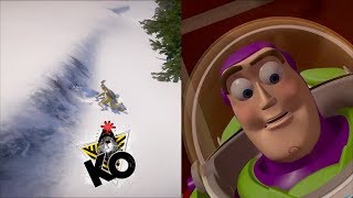 Flying Like Buzz, Steep Game Funny Moments screenshot 2