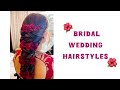 New Bridal Wedding Hairstyles For Long Medium Hair | Latest Hairstyles, Hair Tutorial, lehenga hair