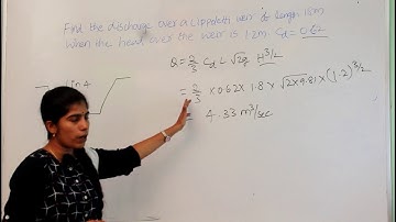 Discharge over a Trapezoidal Weir || FLUID MECHANICS   etution