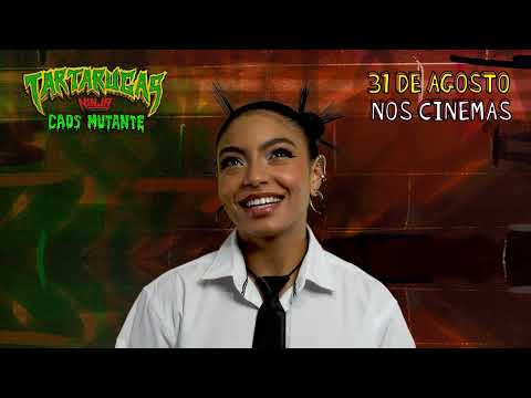 As Tartarugas Ninja: Caos Mutante | Any Gabrielly e Léo Santana | Paramount Pictures Brasil