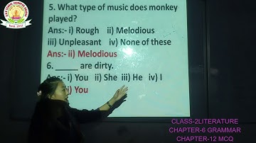 DAV SCHOOL TUTORIAL CLASS 2 MCQ BY SUSHMITA MISS