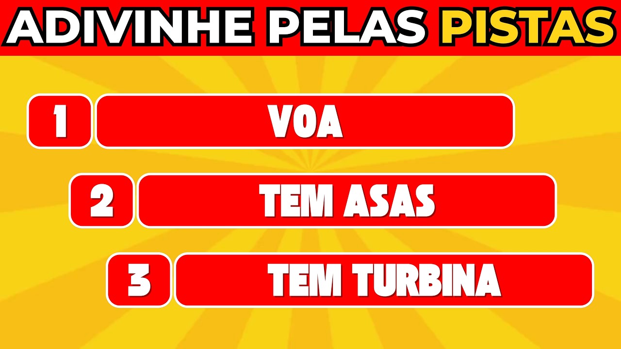 👣 Adivinhe as Palavras com 3 Pistas 🔍 | Jogo das 3 Pistas 🧠 | Detona Quiz