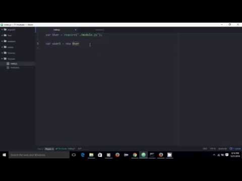 Node js Tutorials for Beginners 7 - Module exports objects and prototype