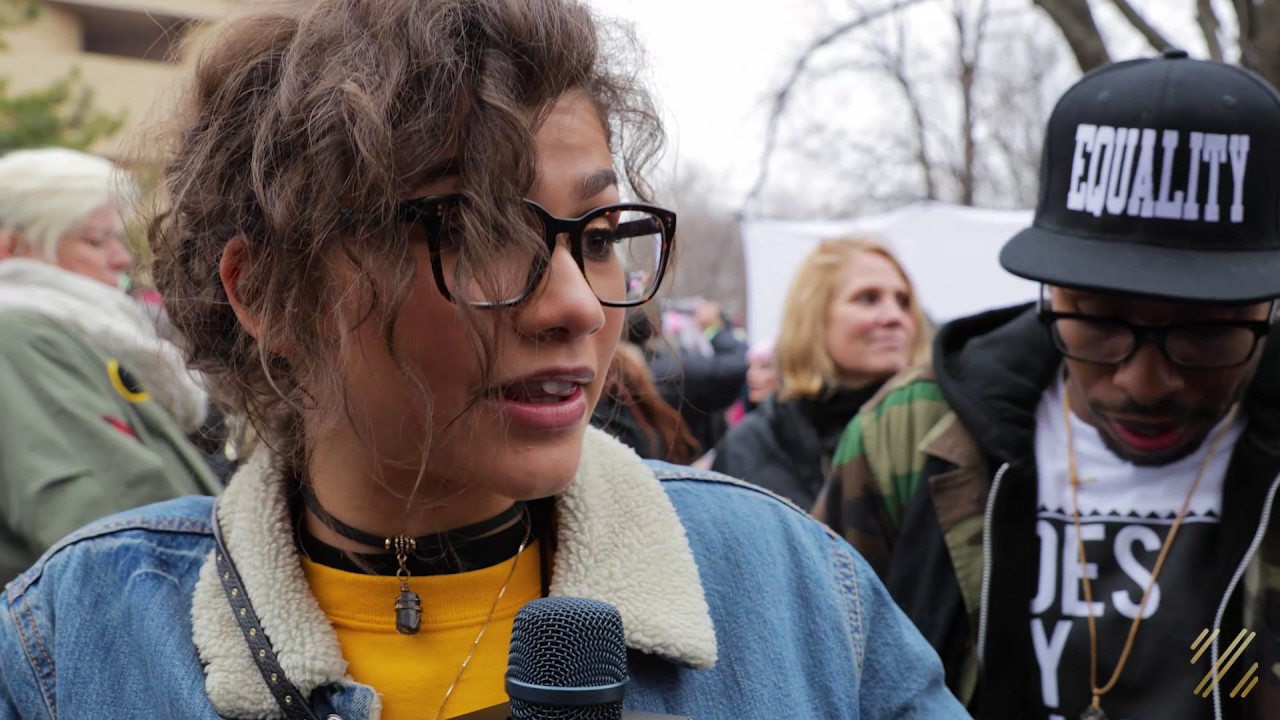 Zendaya at the Women's March on Washington YouTube