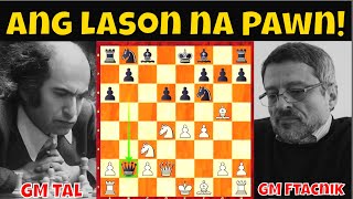 Ang lason na Pawn sa Sicilian! || GM Tal vs. GM Ftacnik || Tal vs  Ftacnik Chigorin 1982 screenshot 2