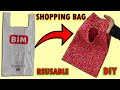 DIY FABRIC SHOPPING BAG (ENVIRONMENTAL PROTECTION PROJECT) / Reusable Shopping Bag / Market Çantası