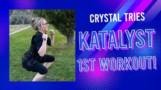 Crystal Tries Katalyst EMS Suit - Honest First Impressions - 1st Workout