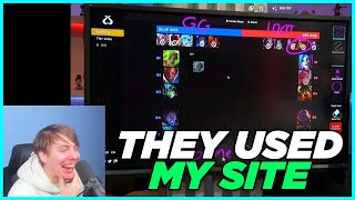 LCS USED MY WEBSITE ON BROADCAST