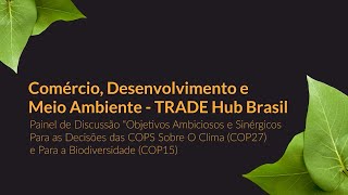 Ambitious and synergistic goals for COPs decisions on Climate (COP27) and Biodiversity (COP15)