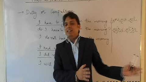 Use of "Has to, have to, had to, Will have to" in English