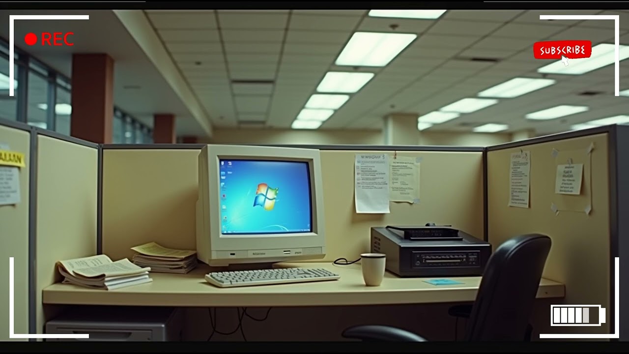 Corporate Chill Zone — Early 2000s Office Ambience & Lofi Music