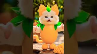 🐱 One Bite 🥭 Turned This Cat Into a Mango Monster 😱 #shorts #youtubeshorts #funny #funnyshorts