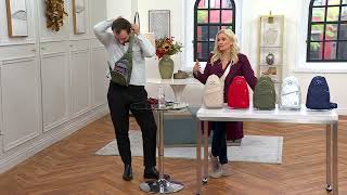 IHKWIP Convertible Sidekick Sling Backpack on QVC