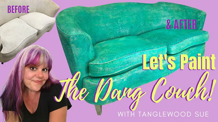 Hate that old couch? Give it a Makeover with Chalk...