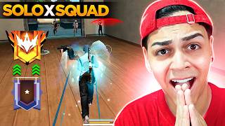 CAI NO RUSH ELETRIZANTE SOLO VS SQUAD PARA ALCANAR A LIGA EL